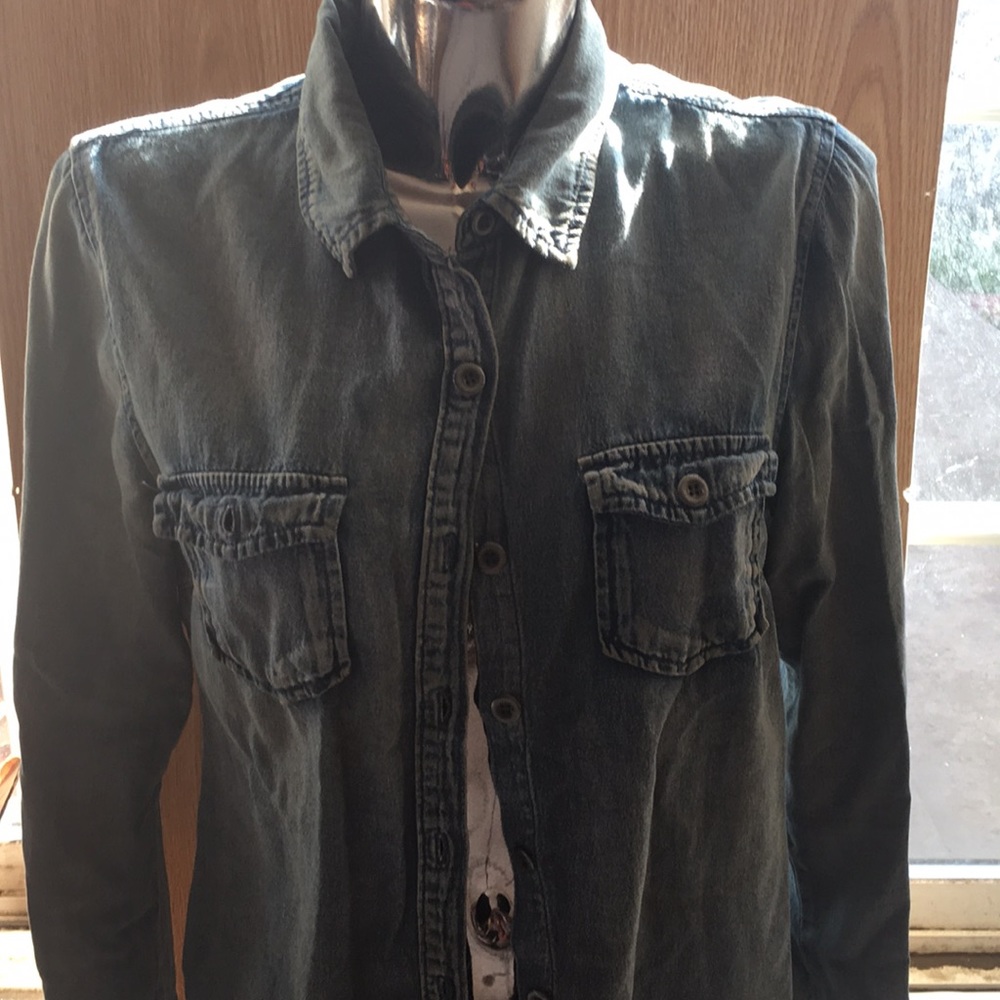 Denim blouse
